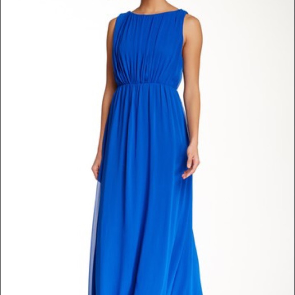 Alice + Olivia long cobalt blue dress - Picture 1 of 6
